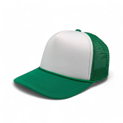 BASIC CAPS - Plain Foam Trucker Hat 8004