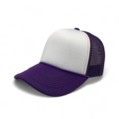 BASIC CAPS - Plain Foam Trucker Hat 8004