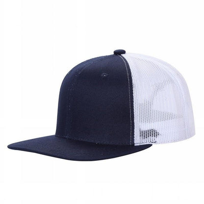 WAYCAP 6FTM 6 Panel Flat Bill Mesh Trucker Hat
