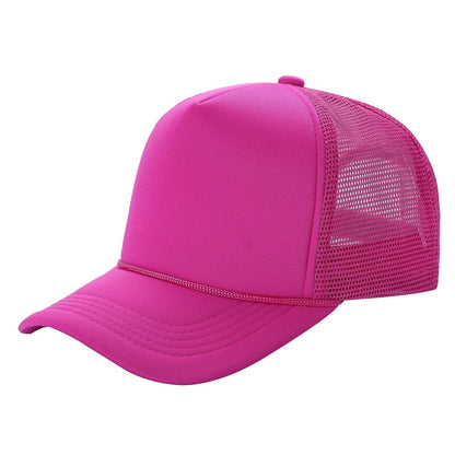 Classic Foam Front Trucker Hat With Mesh Back And Snapback Closure
