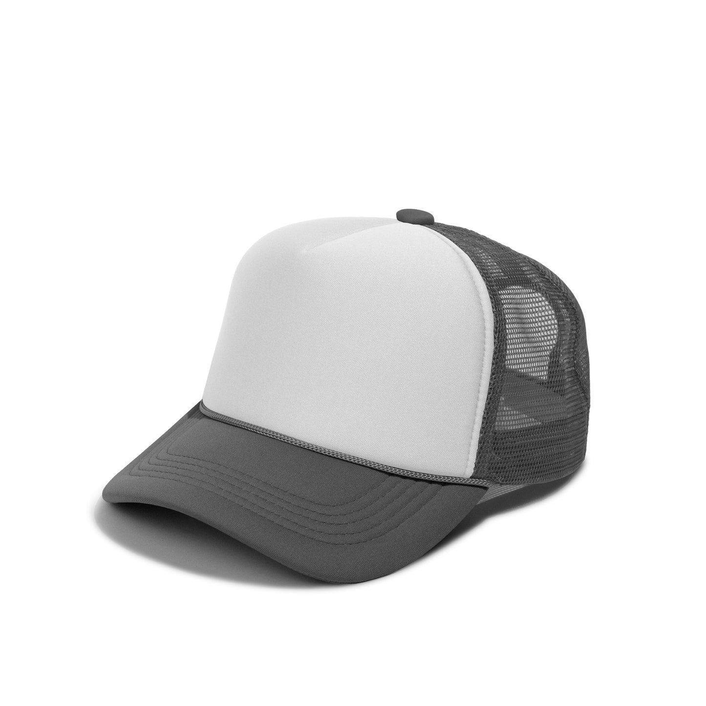 BASIC CAPS - Plain Foam Trucker Hat 8004