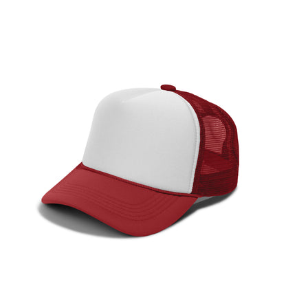 BASIC CAPS - Plain Foam Trucker Hat 8004