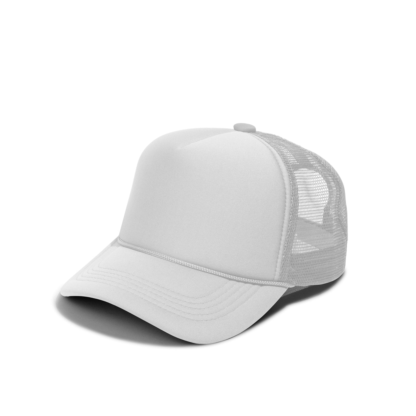 BASIC CAPS - Plain Foam Trucker Hat 8004