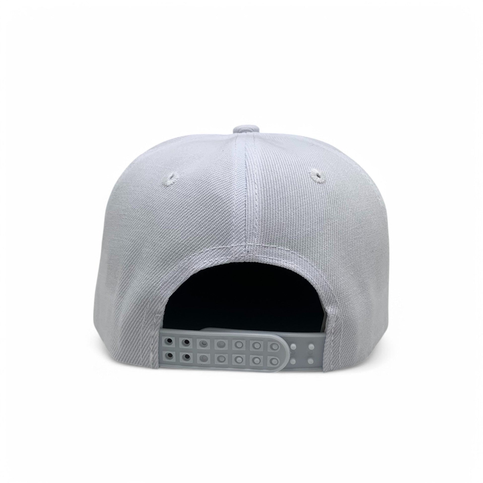 Basic Cap Plain Poly Snapback Hat 8002