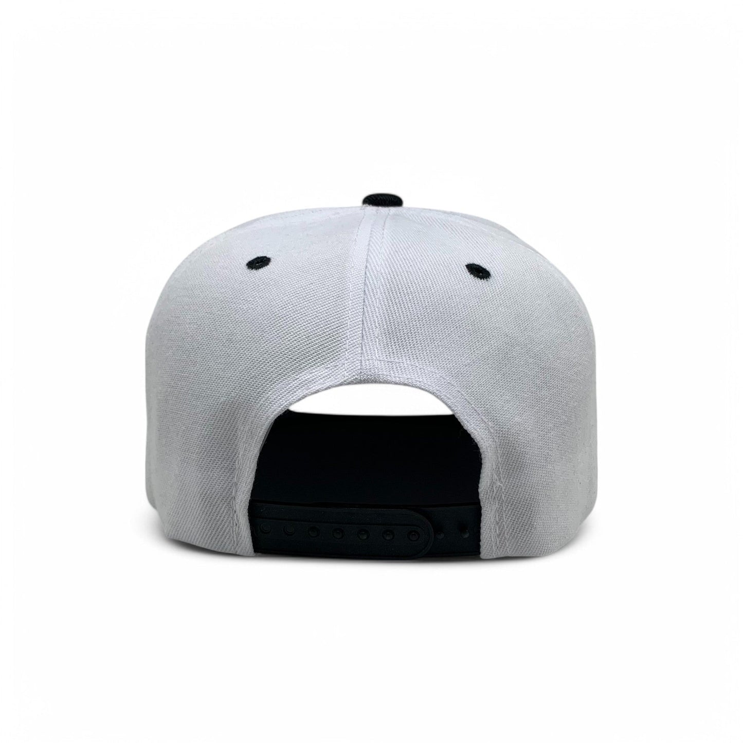 Basic Cap Plain Poly Snapback Hat 8002