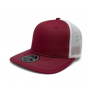 BURGUNDY/WHITE